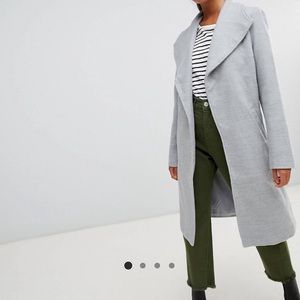 Gray coat